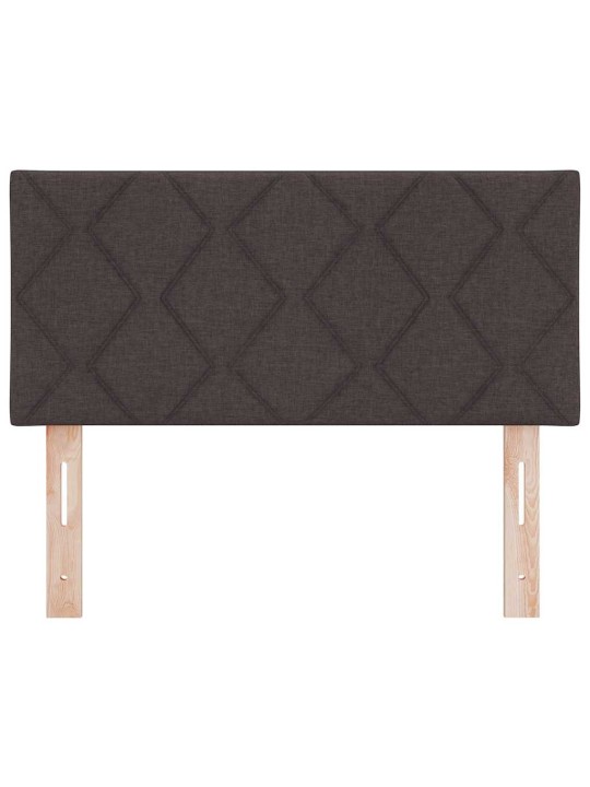Voodipeats LED tuledega reguleeritav pruun 90 cm kangas