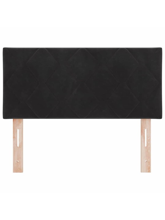 Led peaplaat led -ribatuledega geometric peaga must 90 cm samet