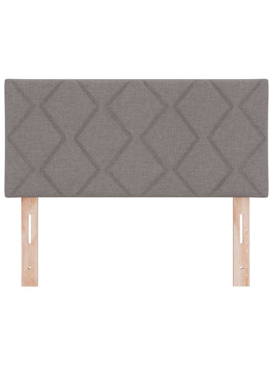 Voodipeats LED tuledega pruunikashall 100 cm kangas