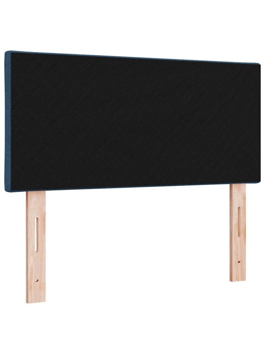 Voodipeats LED tuledega reguleeritav sinine 100 cm kangas