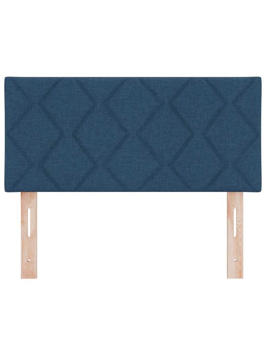 Voodipeats LED tuledega reguleeritav sinine 100 cm kangas
