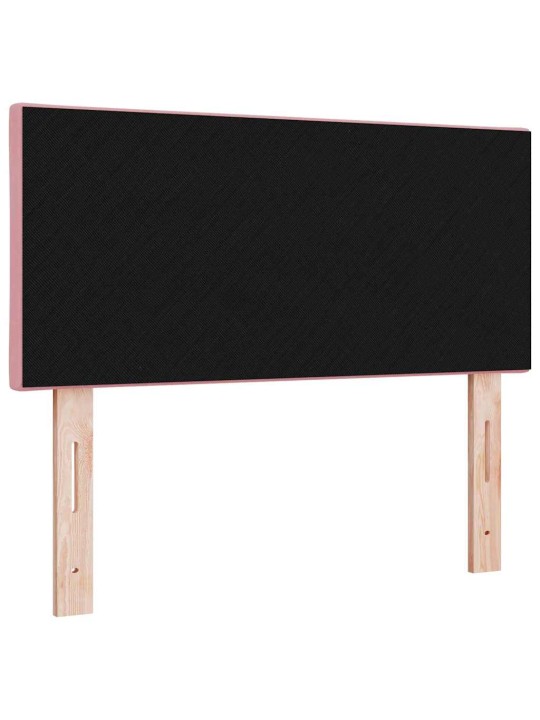 Led peaplaat led -ribatuledega geometric roosa 100 cm samet