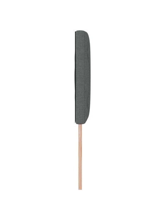 Voodipeats LED tuledega reguleeritav hall 144 cm kangas
