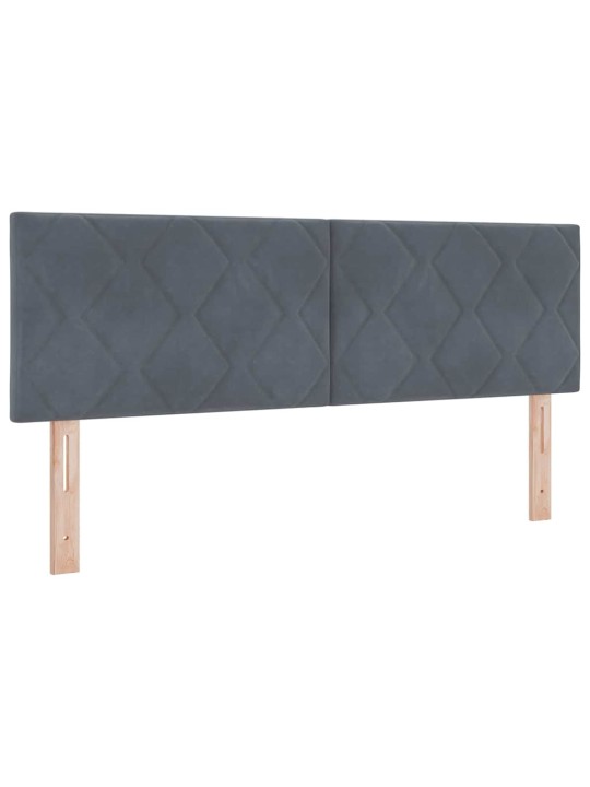 Led peaplaat led -ribatuledega geometric tumehall 144 cm samet