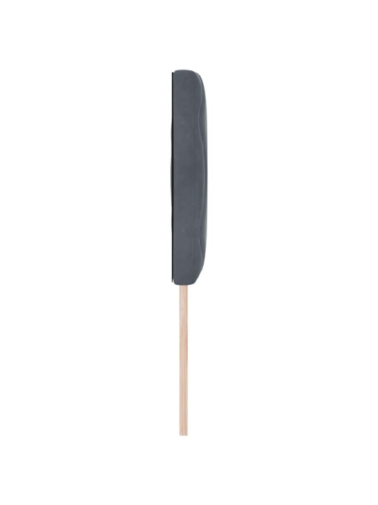 Led peaplaat led -ribatuledega geometric tumehall 144 cm samet