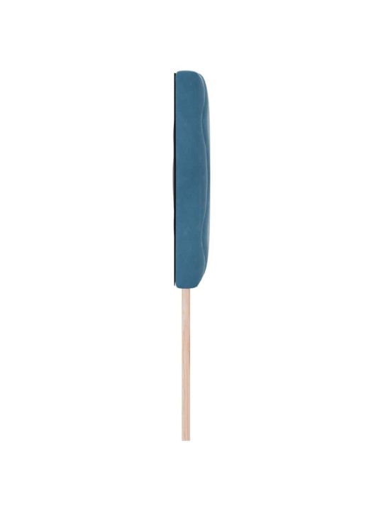Led peaplaat led -ribatuledega peaga tumesinine 144 cm samet