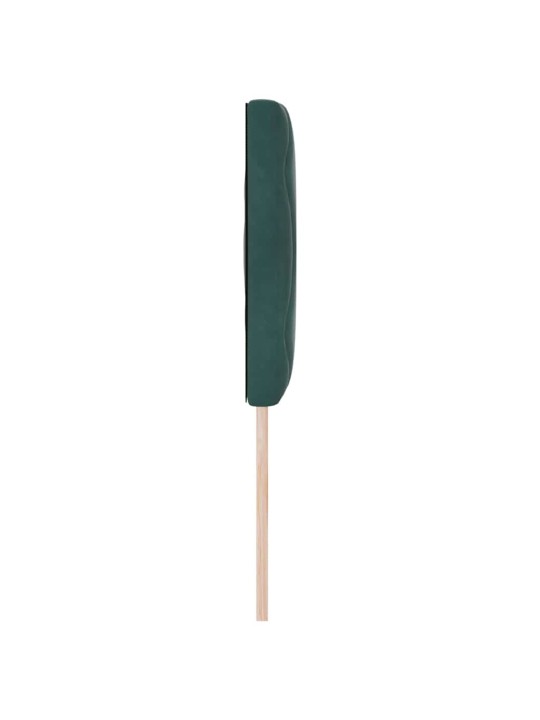 Led peaplaat led -ribatuledega peaga tumeroheline 160 cm samet