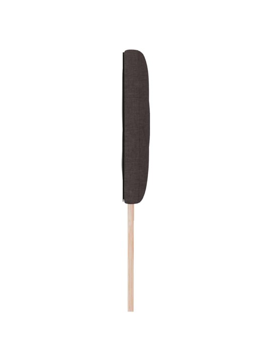 Voodipeats LED tuledega reguleeritav pruun 180 cm kangas
