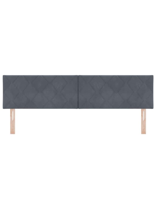 Led peaplaat led -ribatuledega geometric tumehall 180 cm samet