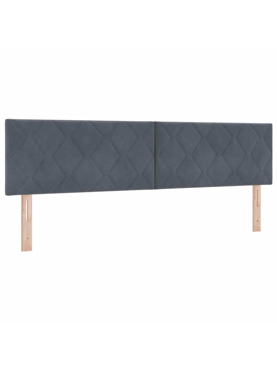 Led peaplaat led -ribatuledega geometric tumehall 180 cm samet