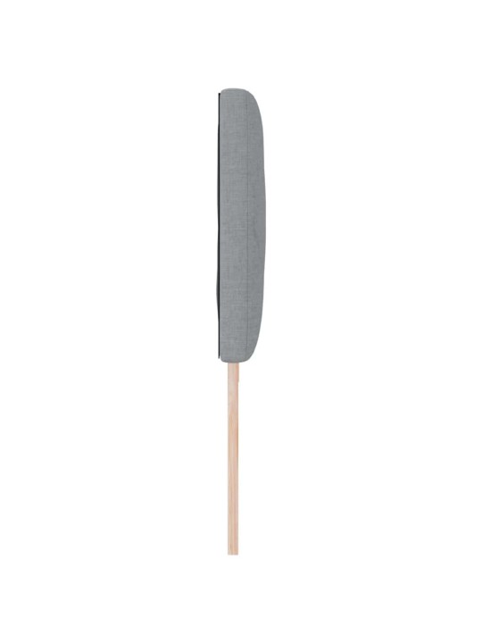 Voodipeats LED tuledega helehall 200 cm kangas
