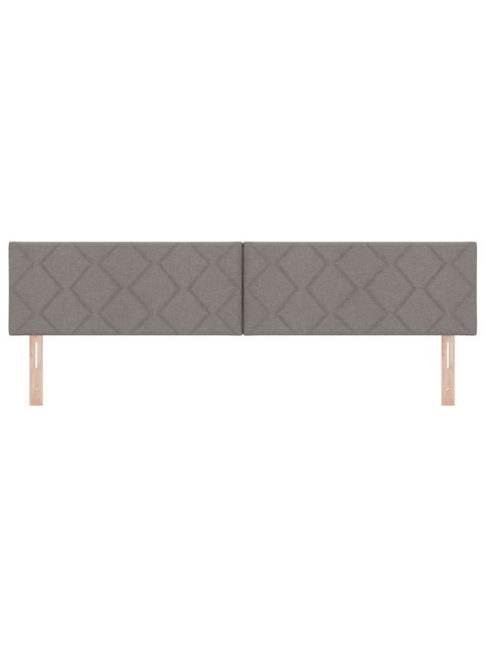 Voodipeats LED tuledega pruunikashall 200 cm kangas