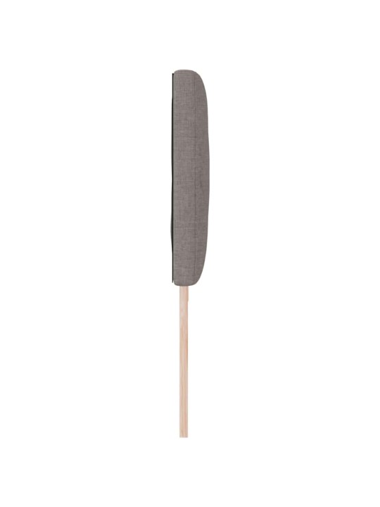 Voodipeats LED tuledega pruunikashall 200 cm kangas