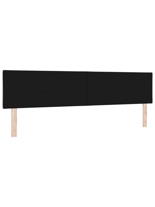 Led peaplaat led -ribatuledega geometric must 200 cm samet