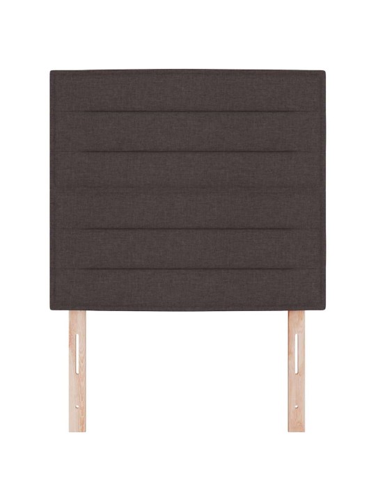 LED tuledega voodipeats tumepruun 90 cm kangas