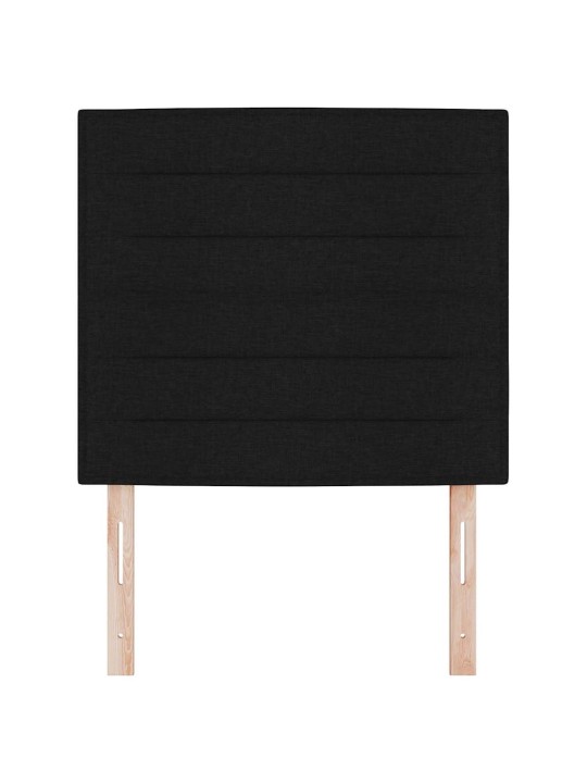 LED tuledega voodipeats must 100 cm kangas