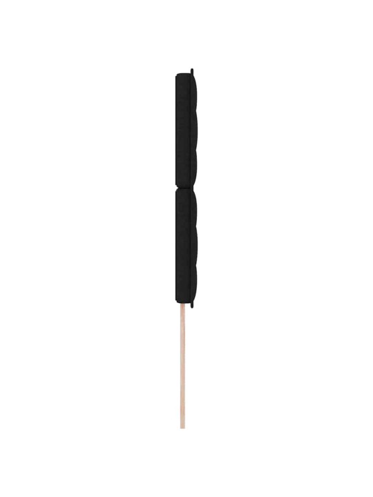 LED tuledega voodipeats must 100 cm kangas