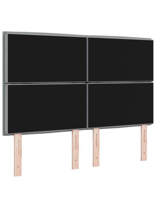 LED tuledega voodipeats helehall 160 cm kangas