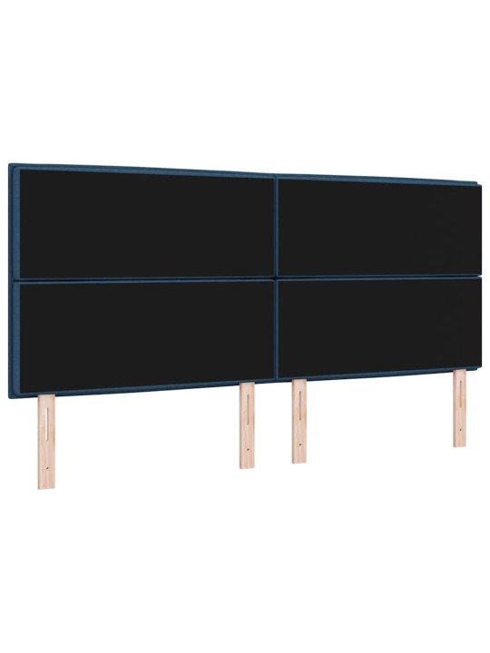 LED tuledega voodipeats sinine 200 cm kangas