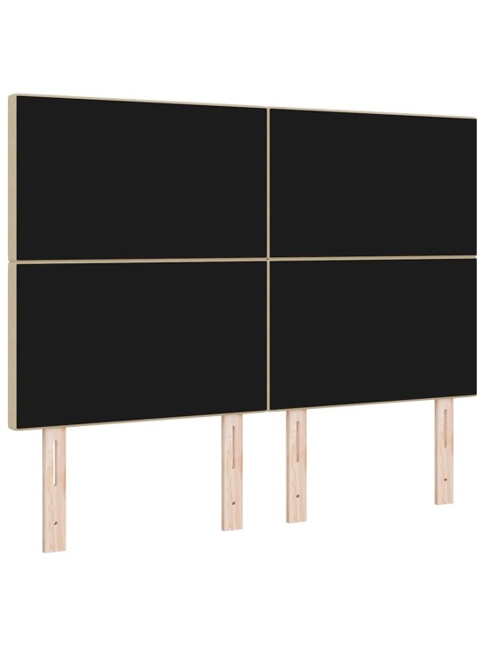 LED tuledega voodipeats hall roheline 144 cm kangas