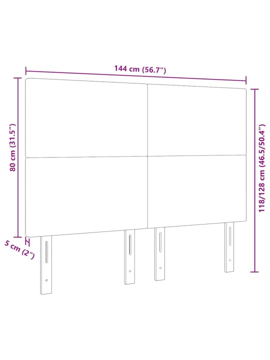 LED tuledega voodipeats hall roheline 144 cm kangas