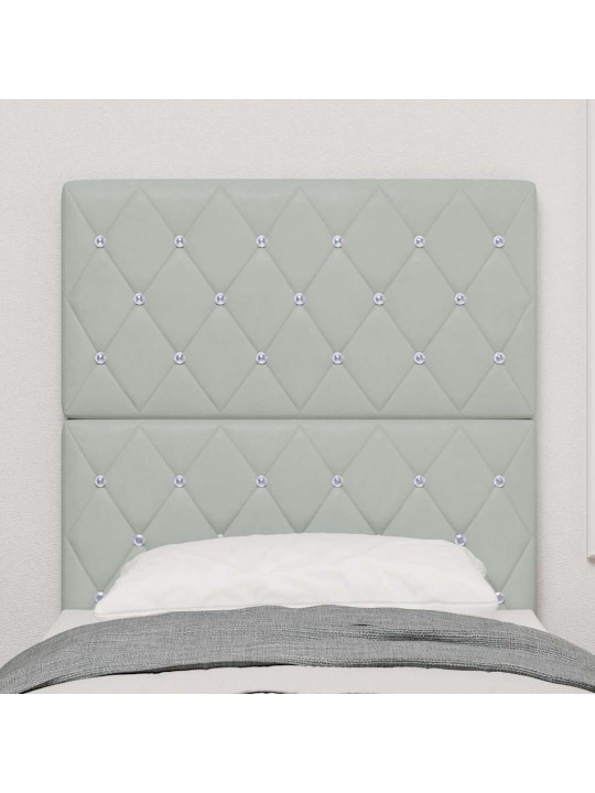 Led peatoed led -ribatuledega argyle peaga helehall 80 cm samet