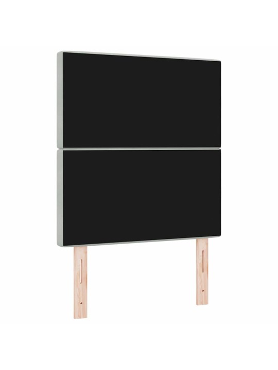 Led peatoed led -ribatuledega argyle peaga helehall 80 cm samet