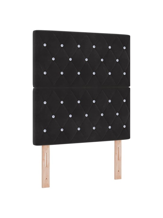 Led peatoed led -ribatuledega argyle peaga must 80 cm samet