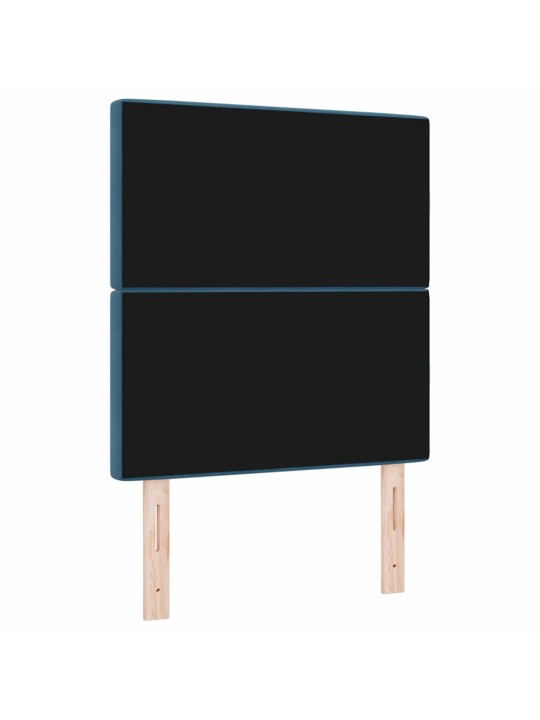 Led peatoed led -ribatuledega argyle tumesinine 80 cm samet