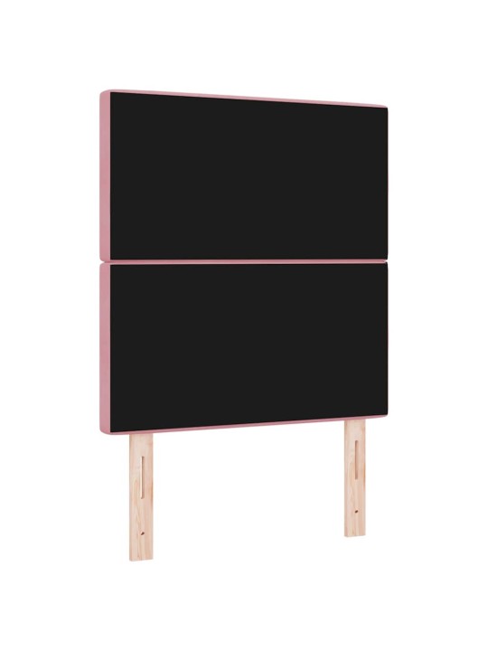Led peatoed led -ribatuledega argyle peaga roosa 80 cm samet