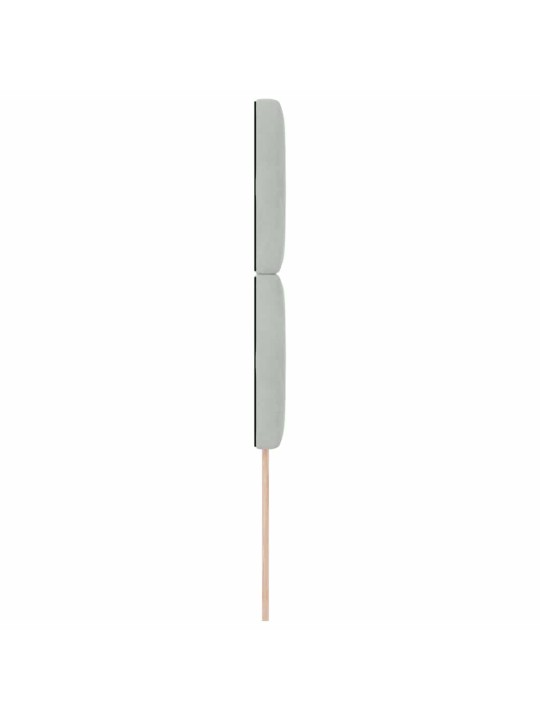 Led peatoed led -ribatuledega argyle peaga helehall 90 cm samet
