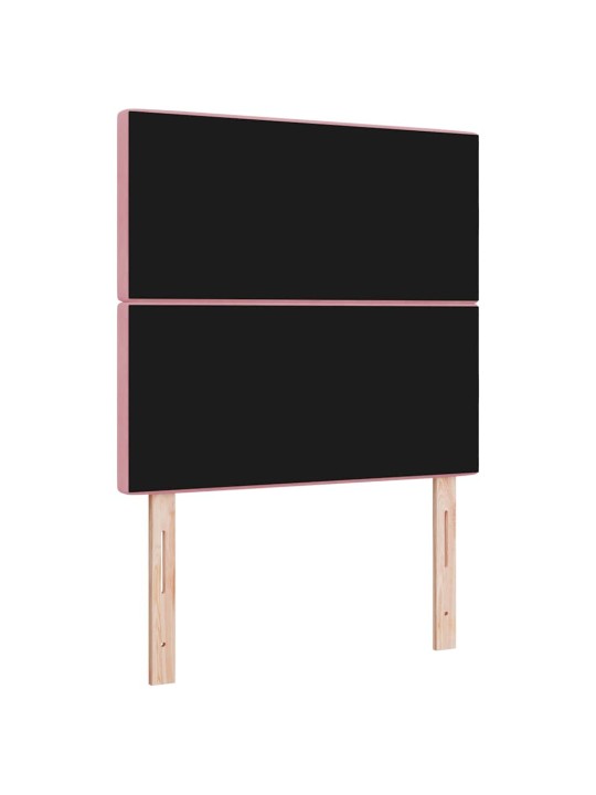 Led peatoed led -ribatuledega argyle peaga roosa 90 cm samet