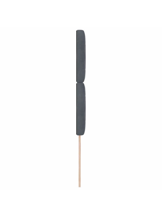 Led peatoed led -ribatuledega argyle tumehall 100 cm samet