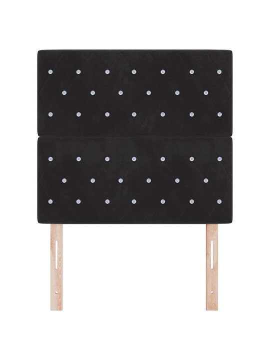 Led peatoed led -ribatuledega argyle peaga must 100 cm samet