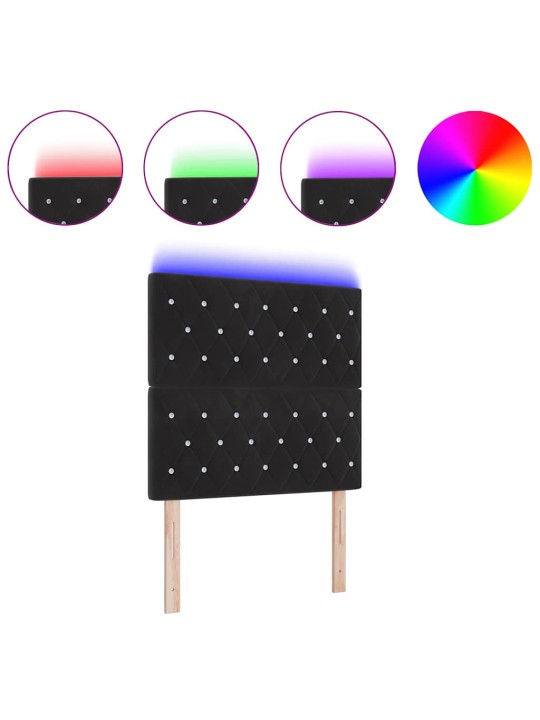 Led peatoed led -ribatuledega argyle peaga must 100 cm samet