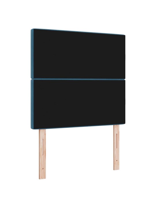 Led peatoed led -ribatuledega argyle tumesinine 100 cm samet