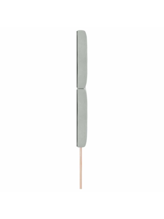 Led peatoed led -ribatuledega argyle helehall 144 cm samet