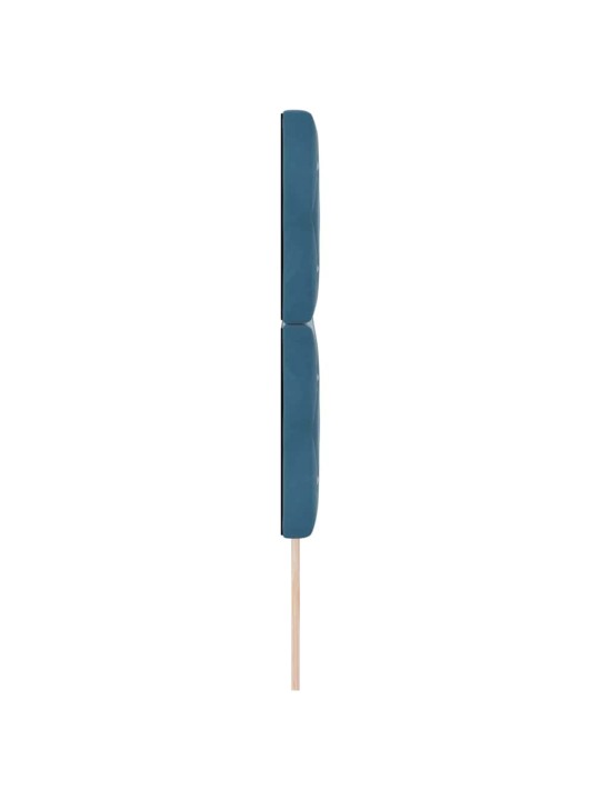 Led peatoed led -ribatuledega argyle tumesinine 144 cm samet