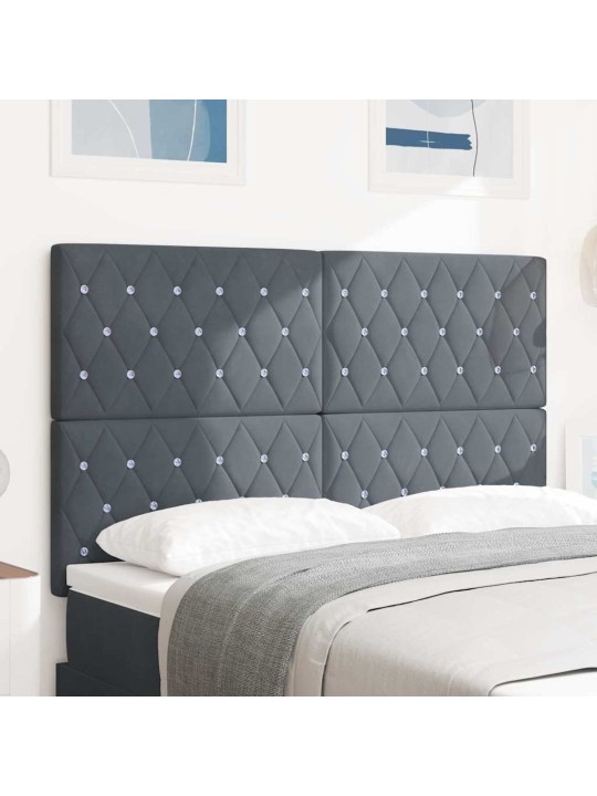 Led peatoed led -ribatuledega argyle peaga tumehall 80 cm samet