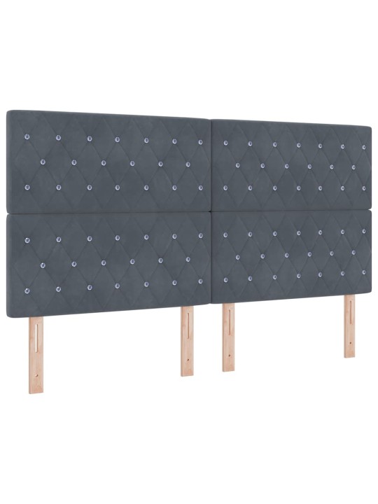 Led peatoed led -ribatuledega argyle peaga tumehall 90 cm samet