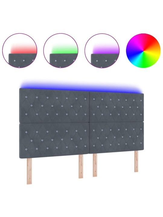 Led peatoed led -ribatuledega argyle peaga tumehall 90 cm samet