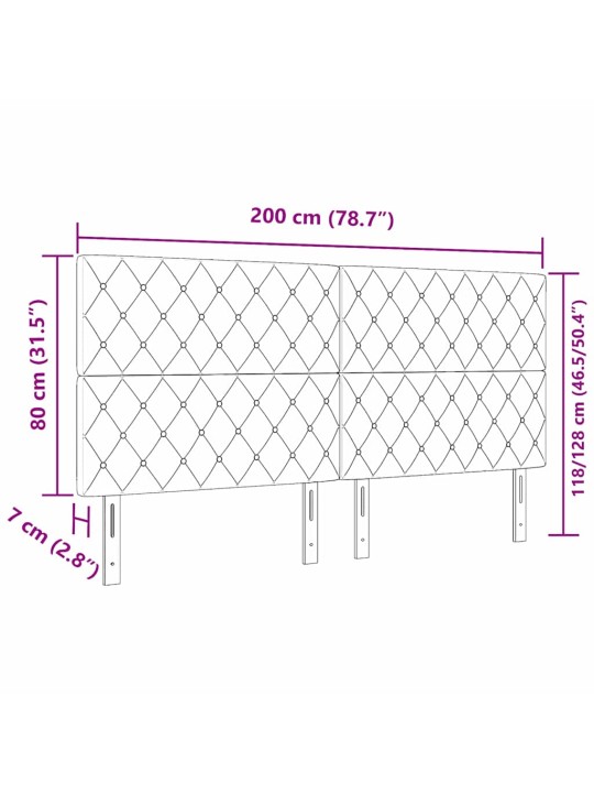 Led peatoed led -ribatuledega argyle helehall 100 cm samet