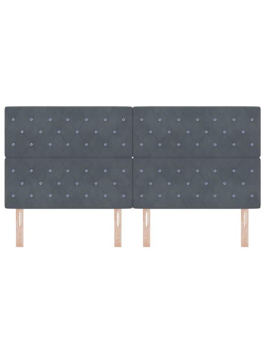 Led peatoed led -ribatuledega argyle tumehall 100 cm samet