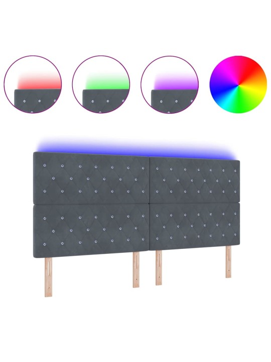 Led peatoed led -ribatuledega argyle tumehall 100 cm samet