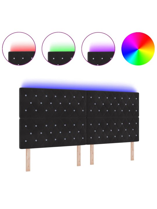 Led peatoed led -ribatuledega argyle peaga must 100 cm samet