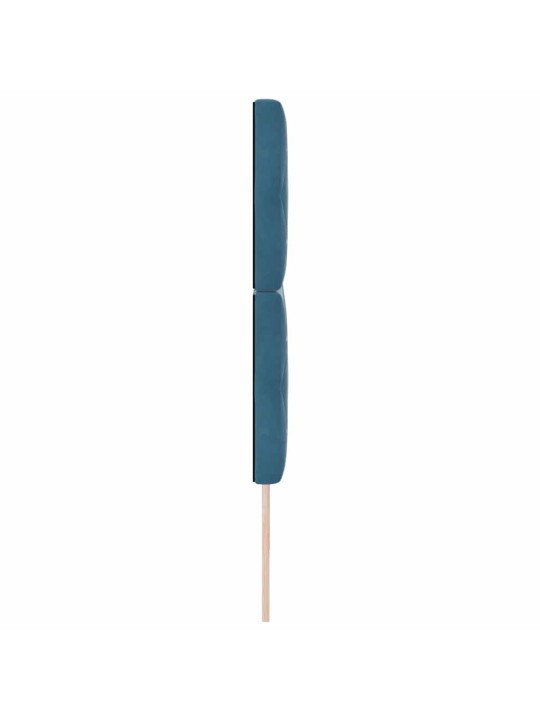 Led peatoed led -ribatuledega argyle tumesinine 100 cm samet