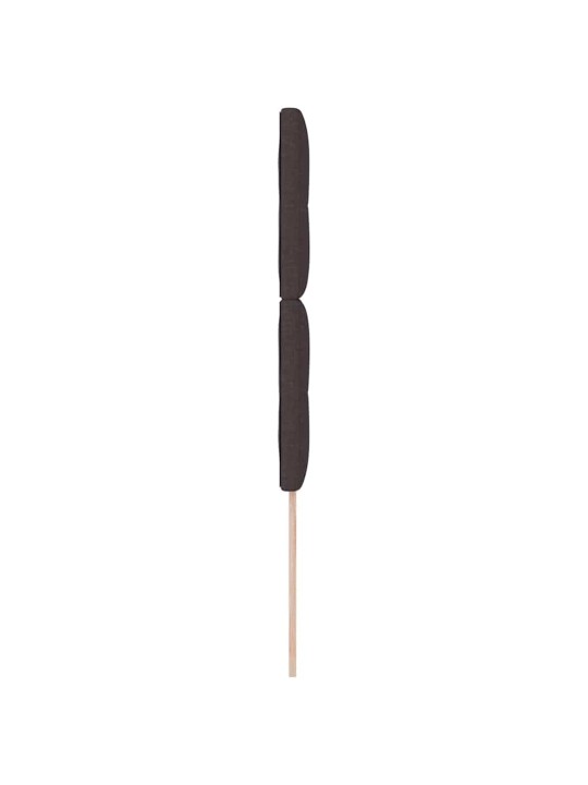 Voodipeats LED tuledega tumepruun 90 cm kangas