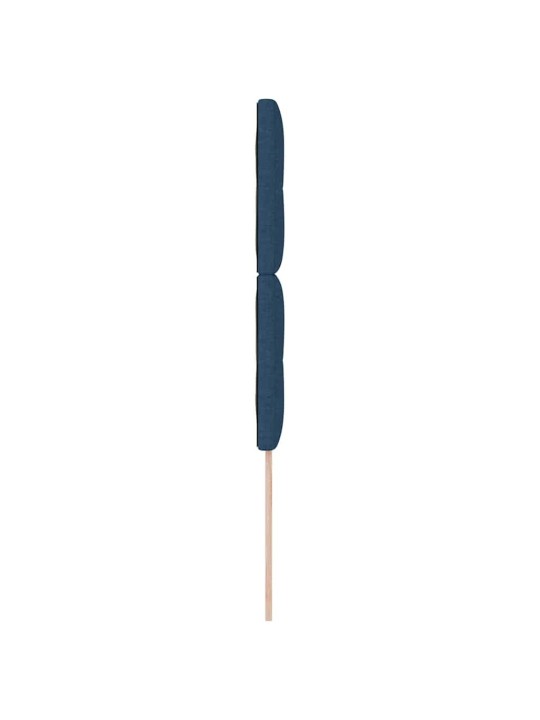 Voodipeats LED tuledega manuaalne sinine 90 cm kangas