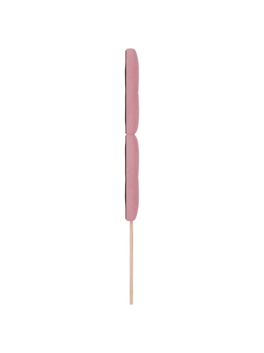 Voodipeats LED tuledega reguleeritav roosa 90 cm samet