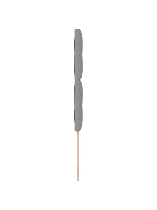 Voodipeats LED tuledega helehall 100 cm kangas
